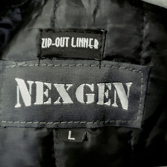 Nexgen Motorcycle Riding Jacket Tough Fabric Black Purple Thinsulate Women's L - Picture 7 of 16